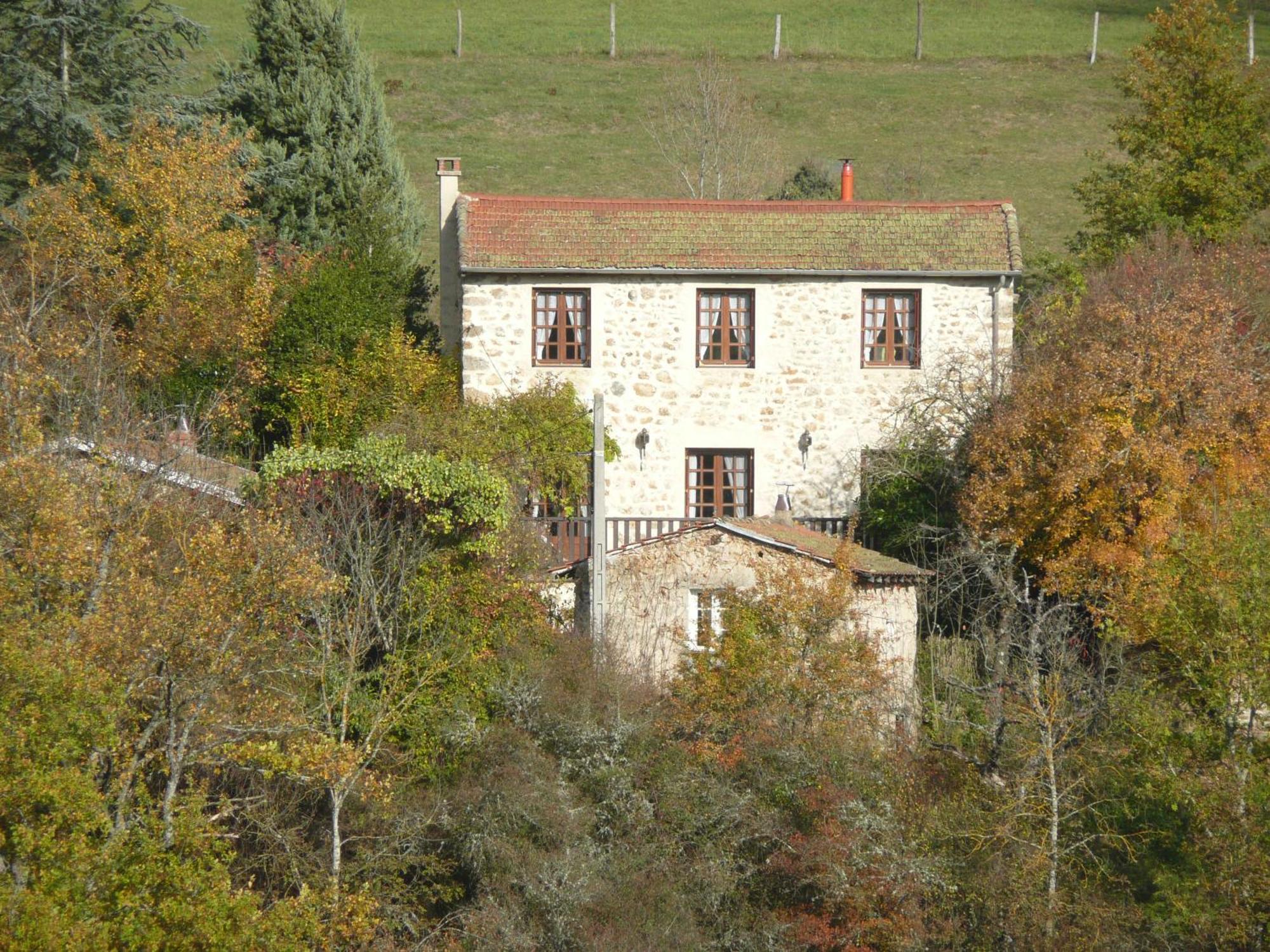 Villa Gite La Grange De L'Effraie Beauzac Exterior foto